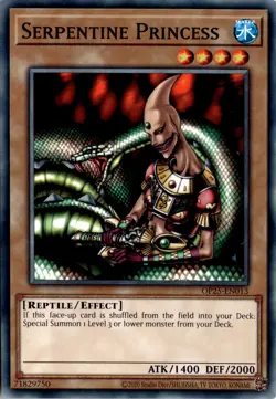 Serpentine Princess Common WATER Unlimited OTS Tournament Pack 25 Yugioh - Image 1