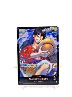 One Piece Starter Deck Monkey.D.Luffy ST08-001 Monkey D Luffy LEADER Foil - Image 1