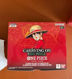 One Piece TCG: OP13 Carrying On His Will Booster Box - English - Unsealed - NEW - Image 1