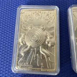 SET OF ALL 4- 1999 Pokemon Burger King 23K Gold Plated Pokemon Cards - Image 2