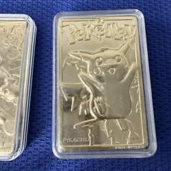SET OF ALL 4- 1999 Pokemon Burger King 23K Gold Plated Pokemon Cards - Image 3