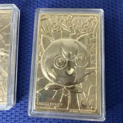 SET OF ALL 4- 1999 Pokemon Burger King 23K Gold Plated Pokemon Cards - Image 5