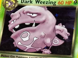 Dark Weezing 14/82 Holo Rare Unlimited Team Rocket 2000 - Pokemon Card TCG (NM) - Image 2