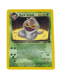 Pokemon Dark Arbok TCG Team Rocket Holo Card 2/82 NM - Image 1