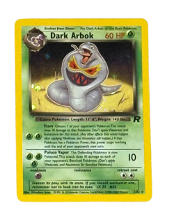 Pokemon Dark Arbok TCG Team Rocket Holo Card 2/82 NM - Image 4