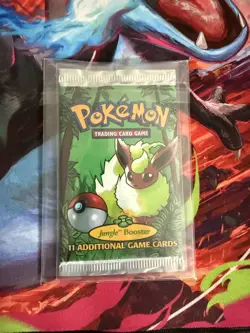 1999 Pokemon Jungle Booster Pack Factory Sealed Trading Card Game VINTAGE - Image 1