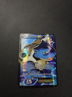 Pokemon TCG Blastoise EX Full Art Holo Ultra Rare Card 142/146 XY Base Set DM - Image 1