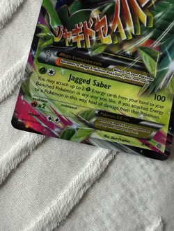 Pokemon TCG Mega M Sceptile EX 8/98 Ancient Origins 2015 Full Art Holo Card - Image 3