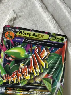 Pokemon TCG Mega M Sceptile EX 8/98 Ancient Origins 2015 Full Art Holo Card - Image 4