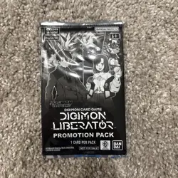 Digimon Card Game Digimon Liberator Promotion Pack English New - Image 1