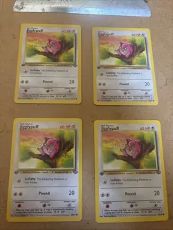 Pokemon TCG Jigglypuff 1st Edition Jungle Card 54/64 Regular LP - Image 1