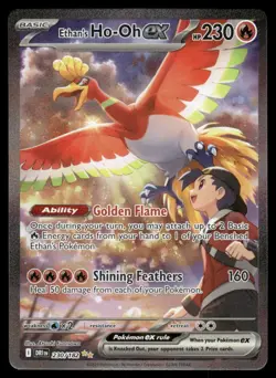 Pokemon Cards Ethan's Ho-Oh ex 230/182 Destined Rivals NM *2 - Image 1