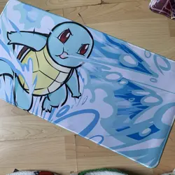 Squirtle Rubber Playmat Play Mat For Tcg Trading Card Game Pokemon Mouse Pad - Image 1