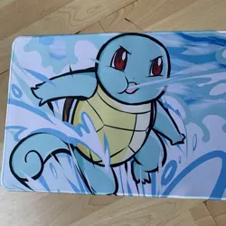Squirtle Rubber Playmat Play Mat For Tcg Trading Card Game Pokemon Mouse Pad - Image 2