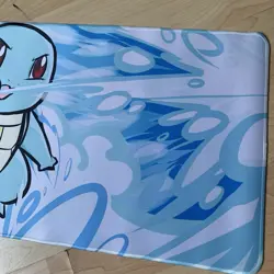 Squirtle Rubber Playmat Play Mat For Tcg Trading Card Game Pokemon Mouse Pad - Image 3