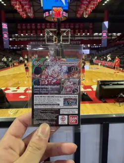 One Piece College Basketball US Voyage Luffy Card IN HAND - UNOPENED - Image 2