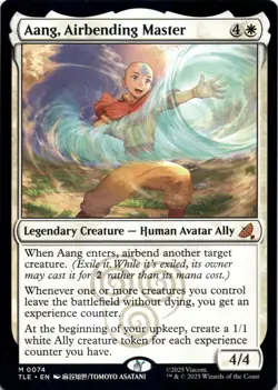 Aang, Airbending Master Avatar: The Last Airbender Magic MTG NM - Image 1
