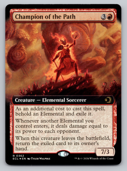 Champion of the Path FOIL Extended Art- Lorwyn Eclipsed MTG - Image 1