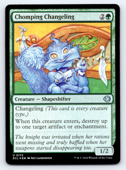 Chomping Changeling - FOIL - Lorwyn Eclipsed MTG - Image 1