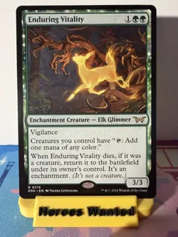 Enduring Vitality R Duskmourn: House of Horror 176 NM - Image 1