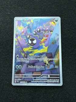 Pokemon TCG Gastly 177/162 Temporal Forces Holo Illustration Rare - Image 1