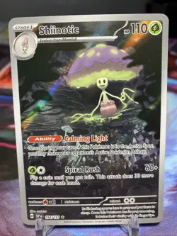 2024 Pokemon Shiinotic Illustration Rare SV08: Surging Sparks 194/191 - Image 1