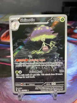 2024 Pokemon Shiinotic Illustration Rare SV08: Surging Sparks 194/191 - Image 2