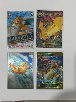 Pokemon Dragonite Mixed Lot Non-tcg Peruvian Chinese Gold And Lenticular Nm - Image 1