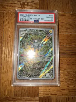 Pokemon Center Magnet Magneton #159 PSA 10 Surging Sparks Promo - Image 1