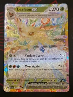 Leafeon Ex 006/131 Rare Prismatic Evolutions Pokemon TCG NM-Mint - Image 1