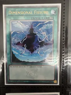 Yu-Gi-Oh Dimensional Fissure RA03-EN163 Secret Rare Quarter Century 1st Edition - Image 1