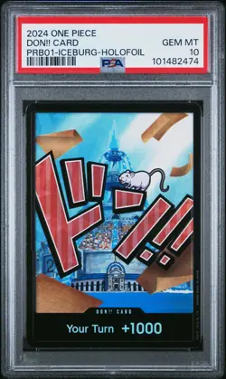 Don!! Card One Piece Prb01-Premium Booster -One Piece Card The Best- NM PSA 10 - Image 1