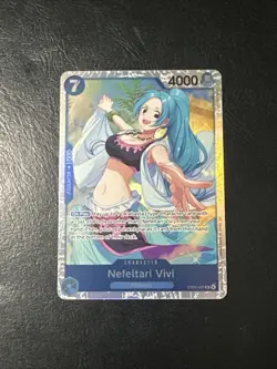 One Piece TCG Nefeltari Vivi EB04-025 The Azure Sea's Seven English - Image 1