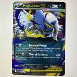 Mega Absol ex 086/132 Pokemon TCG Card Mega Evolution English Near Mint - Image 1