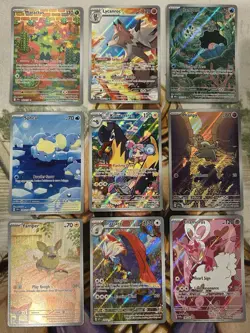 Pokemon Illustration Rare IR Lot of 9 Cards Full Art Rare English Holo - NM/M 🔥 - Image 1