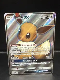Pokemon TCG Eevee GX SM242 Black Star Promo Full Art Rare Card - Image 1