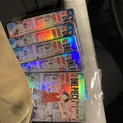 One Piece Monkey D. Luffy US Voyage College Basketball Card plus promo poster! - Image 2