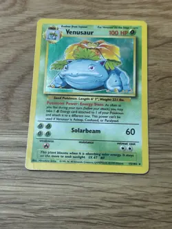Venusaur 15/102 - Base Set Pokemon Card *See Photos for Condition* 15 - Image 5