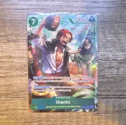 Bandai One Piece CCG Shanks Character Card OP01-027 Foil 7 Cost 9000 - Image 1
