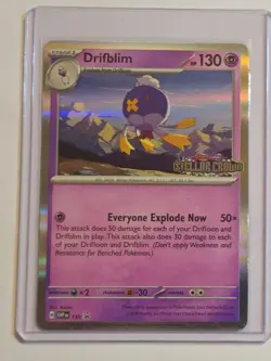 Drifblim SVP 135 Scarlet & Violet Promo Cards Holo Pokemon TCG & Bonus Card - Image 2