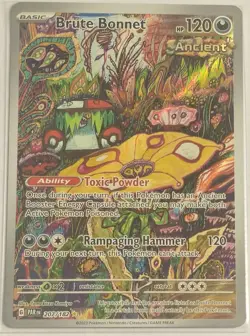 Brute Bonnet 207/182 Illustration Rare Paradox Rift Pokemon TCG & Bonus Card - Image 2