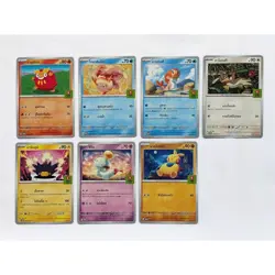 Pokemon Card Promo Scarlet & Violet x Oishi Exclusive Thailand Complete Set - Image 3