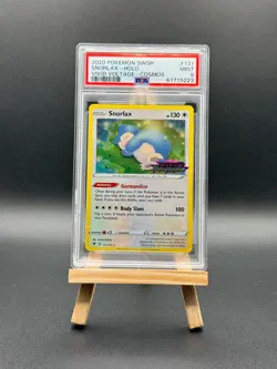 Pokemon TCG Snorlax Card 131/185 Holo Stamped Sealed Vivid Voltage PSA 9 - Image 1
