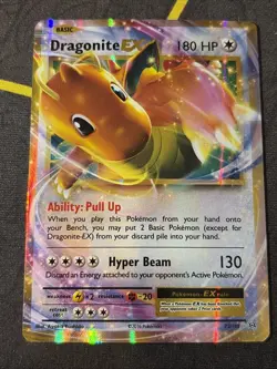 Dragonite EX 72/108 XY Evolutions NM Ultra Rare Pokemon Card - Image 1