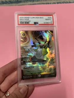 PSA 10 GEM MT 2025 Disney Lorcana EN 9 Max Goof #230 Enchanted - Image 3