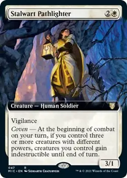 MTG Stalwart Pathlighter (Extended Art) - 47 / English / Near Mint - Image 1