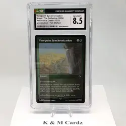 MTG - Assassin's Creed - Viewpoint Synchronization - Foil Etched -Graded CGC 8.5 - Image 1