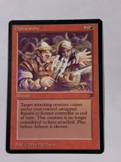 MTG Disharmony Legends English Rare "Hot" - Image 1