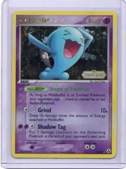 Pokemon Card - Wobbuffet Reverse Stamp - 28/92 - EX Legend Maker - 2006 - Image 1