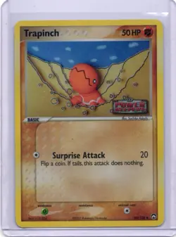 Pokemon Card - Trapinch Reverse Stamp - 68/108 - EX Power Keepers - Image 1